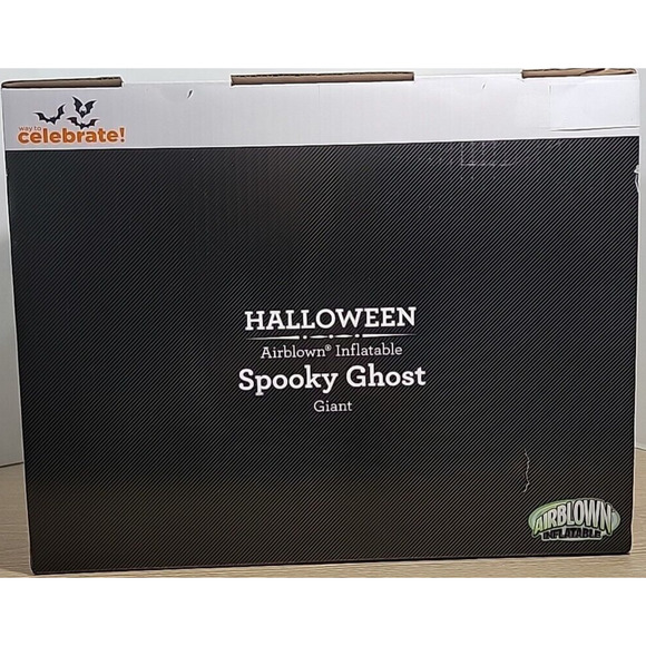 Gemmy Halloween 10 ft Lights Up Spooky Ghost Airblown Inflatable NIB - Picture 6 of 8